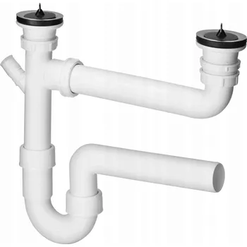 Sifon Sifon pro dvoukomorové dřezy Viega 329174, 50 mm
