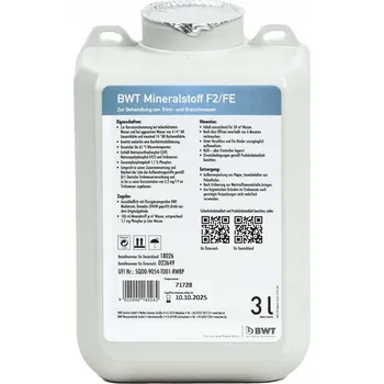 Filtrace vody Minerální aktivní látka pro čištění pitné vody BWT 023649, 3 l