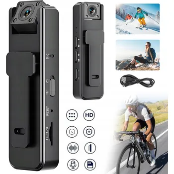 IP kamera MINI KAMERA NA TĚLO 1080P HD, KAPESNÍ AUDIO REKORDÉR, NOČNÍ VIDĚNÍ