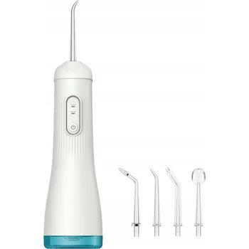Výkonný ústní irigátor, elektrický čistič zubů, 4 režimy a 4 hlavice