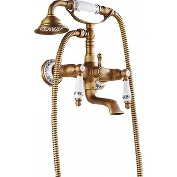 Vodovodní baterie Nástěnná vanová baterie LAUFERI VIRTUS zlatá