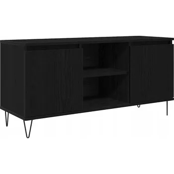 Televizní stolek TV stolek Černý Dub 104 x 35 x 50 cm