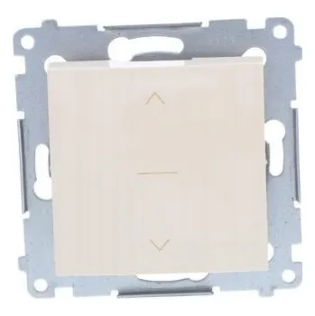 vypínač Žaluziový vypínač pod omítku Kontakt-simon krémový DZW1K.01/41