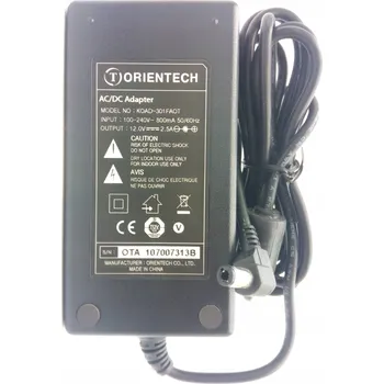 Originální NAPÁJECÍ ZDROJ POLSAT BOX CANAL+ HUMAX KOAD-301FAOT ORIENTECH 12V 2,5A