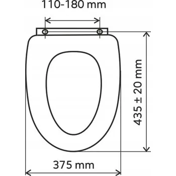 WC sedátko Novaservis béžové HDF
