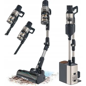 Vysavač Tyčový vysavač Cecotec Conga Rockstar 5500 Hurricane Station Flex stříbrný