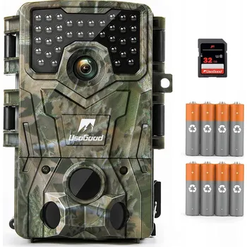 Zabezpečení domácnosti FOTOPAST IR 850nm LESNÍ LOVECKÁ KAMERA Full HD Polské Menu 48Mpx