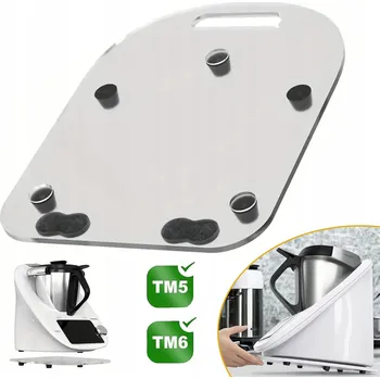 Obraz PODLOŽKA POD THERMOMIX TM5 TM6 AKRYLOVÁ PRŮHLEDNÁ POSUVNÁ DESKA
