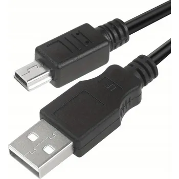 Datový kabel USB 2.0 kabel A samec na Mini-B 5-pinový, SPOLEHLIVÝ, 20 cm, RYCHLÉ NABÍJENÍ
