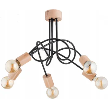 Závěsné svítidlo Alfa Tango Wood 5 - světelný bod E27