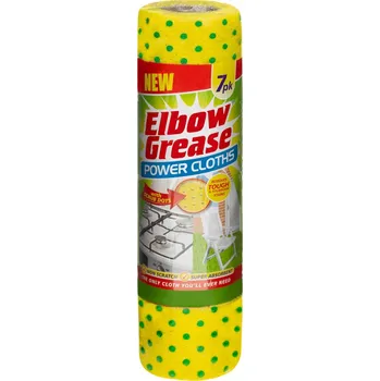 Utěrka Viskózová Utěrka Elbow Grease v balení po 7 ks žlutá