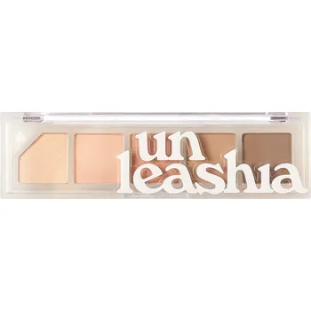 Oční stíny Unleashia Mood Shower Eye Palette paletka očních stínů odstín NO.1 Vanilla