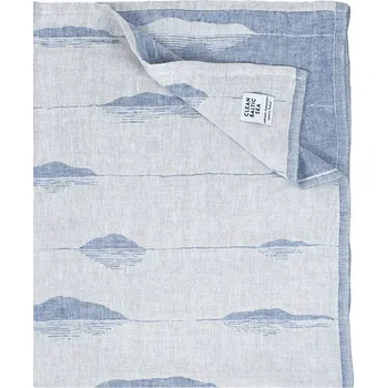 Ručník Lapuan Kankurit Lněný ručník Merellä, modrý rain, Rozměry 95x180 cm