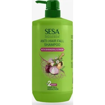 Šampon Sesa Ajurvédský cibulový šampon proti vypadávání vlasů Bhringraj 1000 ml.