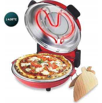 Kamna na pizzu CECOTEC Fun Pizza&Co Mamma Mia Vista 32 cm Červená