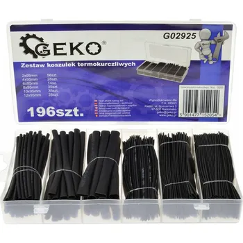 Vrták Sada smršťovacích bužírek Geko 196 ks