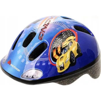 Cyklistická přilba Dětská cyklistická helma nastavitelná kolo skateboard koloběžka Meteor XS 44-48 cm