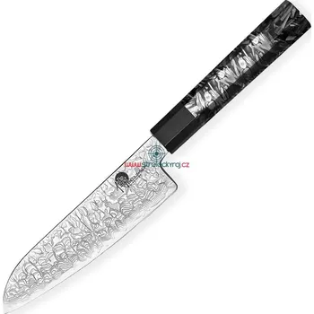 Kuchyňský nůž malý nůž ko-Santoku 140 mm Dellinger Carbon Fiber Octagon®