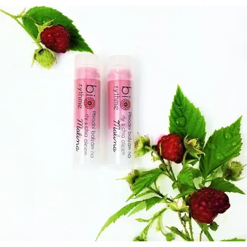 Péče o rty Biorythme Balzám na rty s chia olejem Malina 4,8 ml