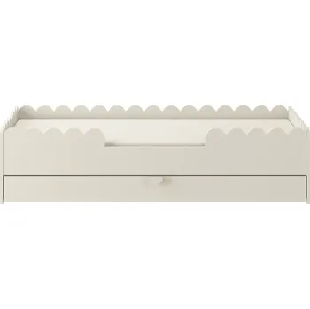 Postel ArtBel Dětská jednolůžková postel BOOK NOOK se šuplíkem | béžová 80 x 160 cm