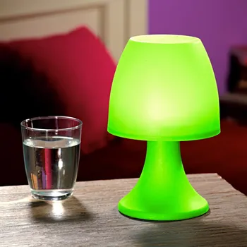 Lampička 3Pagen LED lampička zelená výška 18 cm