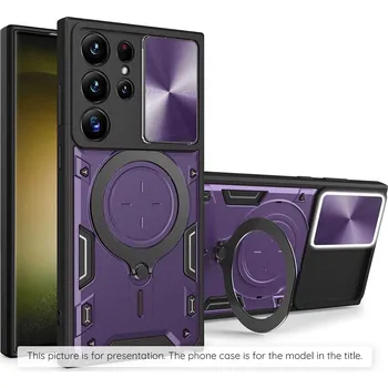 Pouzdro na mobilní telefon Techsuit – CamGuard Pro – Motorola Edge 70 – fialová