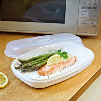 Příslušenství pro troubu 3Pagen Parní pekáč do mikrovlnné trouby 7 x 18,5 x 27,5 cm.