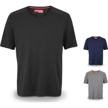 Pánské oblečení CCM Triko CCM Premium Training SR, Barva NAV, Velikost L 583152