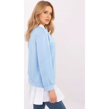 Dámská košile Halenka MI BZ A5997.49 světle modrá jedna velikost