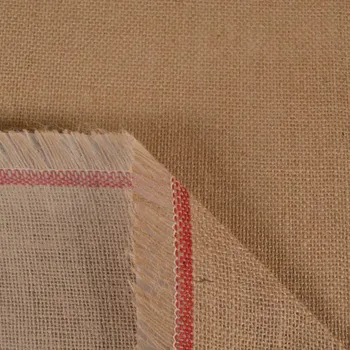 Zbytek - Pytlovina/ jutová tkanina s pogumovanou vrstvou okrově hnědá