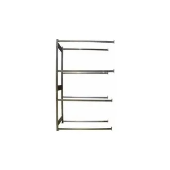 Dílenský regál Regály na pneumatiky, přístavbové, 250 x 100 - 150 x 40 cm, 4 patra