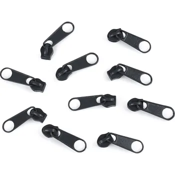 Zip Jezdec ke spirálovým zipům No 3 pro metráž typu POL, malé, 321 modrošedá tm.