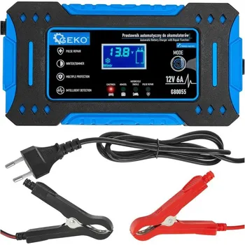 Nabíječka autobaterie Geko G80055 12V 6A