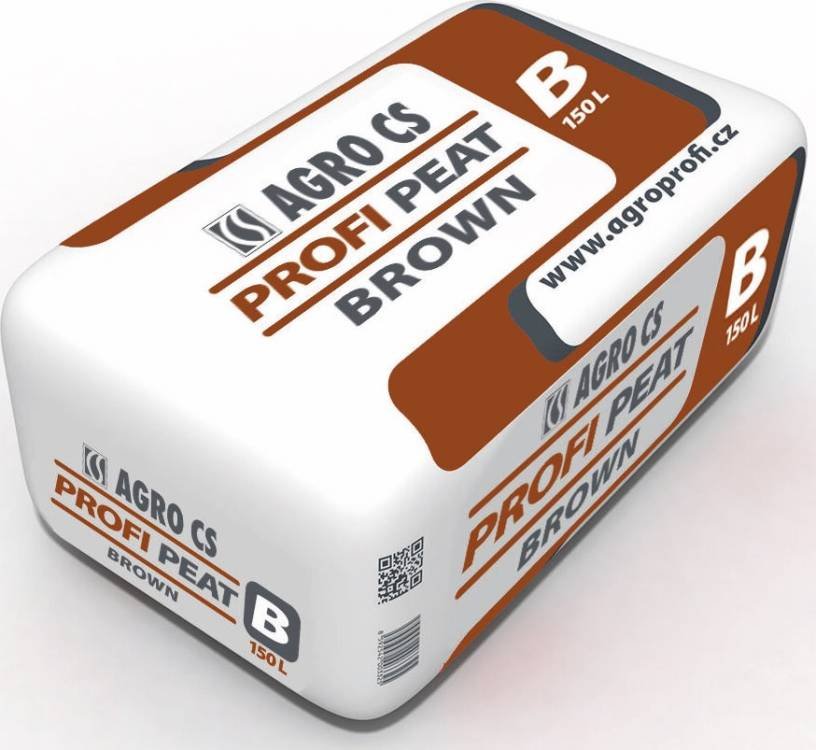 PROFI PEAT BROWN - rašelina 150 lt Substr - POUZE NA OSOBNÍ ODBĚR !
