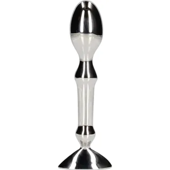 Anální kolík Aneros Tempo - ocelový anální dildo (stříbrný)