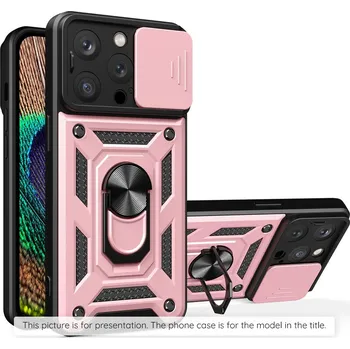 Pouzdro na mobilní telefon Techsuit – řada CamShield – Motorola Moto G06 – růžové zlato