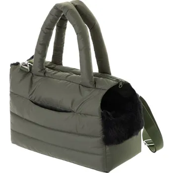 Taška pro psa a kočku Taška Fluffy Ride olivová R2