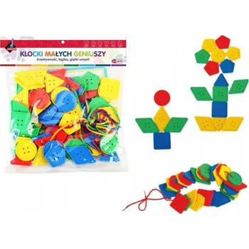 ostatní stavebnice Stavebnice Little Geniuses - Knoflíky 106 dílků