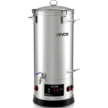 kotlíky Vevor Elektrický varný kotel na pivo 8 gal/30l, 304 nerez, 25-100℃