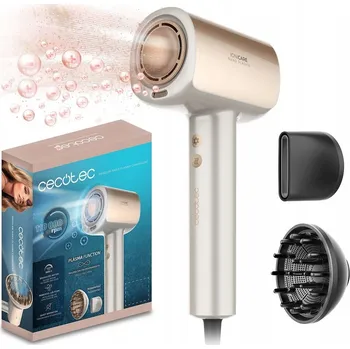 Péče o vlasy Fén na vlasy Cecotec DryGlam Nano Plasma Champagne 1600W Difuzér