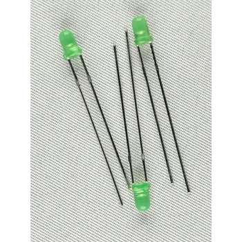 Elektronická součástka LED dioda 3mm Zelená 3mm