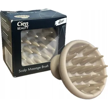 Masážní příslušenství Cien Masážní kartáč na pokožku hlavy, béžový