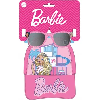 Kšiltovka Sada - kšiltovka a brýle - Barbie