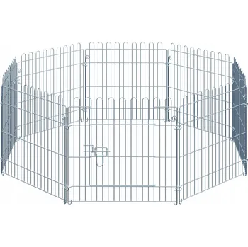 Obraz Kotec kovová PawHut 63 x 63 x 60 cm