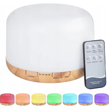 Aroma difuzér Zvlhčovač Vzduchu Ultrazvukový Difuzér Vůně Aromaterapie LED s Dálkovým Ovládáním