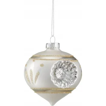 Vánoční dekorace Zdobená Vánoční Koule vánoční koule 8 cm, 1 ks