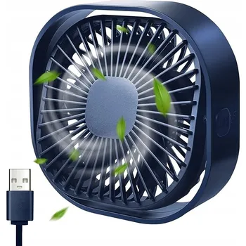 Vzduchotechnika Přenosný Stolní Ventilátor a Ohřívač Bianlitie Malý USB