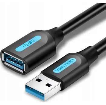 Datový kabel VENTION ROBUSTNÍ PRODLUŽOVACÍ KABEL USB 3.0 (KONEKTOR samec) NA USB (KONEKTOR samice) 1M