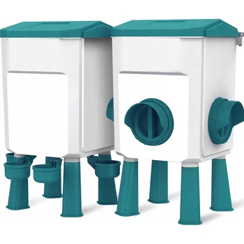 Krmítko pro ptáka Sada napáječka 11L a krmítko 12kg pro drůbež, slepice