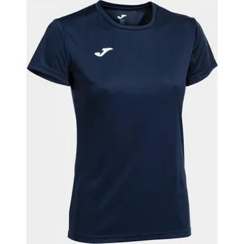 Dámské tričko Dámské/Dívčí sportovní tričko JOMA COMBI WOMAN SHIRT DARK NAVY S/S Velikost: 2XL, Barva: BLACK